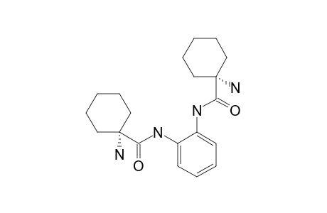 1-amino-N-[2-[(1-aminocyclohexanecarbonyl)amino]phenyl]cyclohexane-1-carboxamide