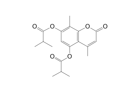 4,8-Dimethyl-2-oxo-2H-chromene-5,7-diyl bis(2-methylpropanoate)