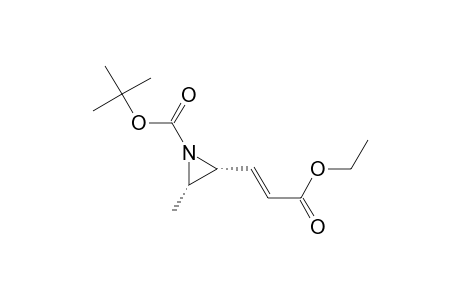 (2R,3S)-2-[(E)-3-ethoxy-3-keto-prop-1-enyl]-3-methyl-ethylenimine-1-carboxylic acid tert-butyl ester