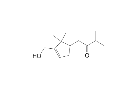 2-Hydroxymethyl-3,3-dimethyl-4-(isobutyrylmethyl)cyclopent-1-ene