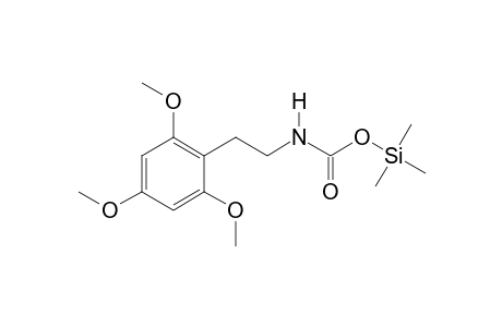 N-(2,4,6-Trimethoxyphenethyl)carbamic acid TMS