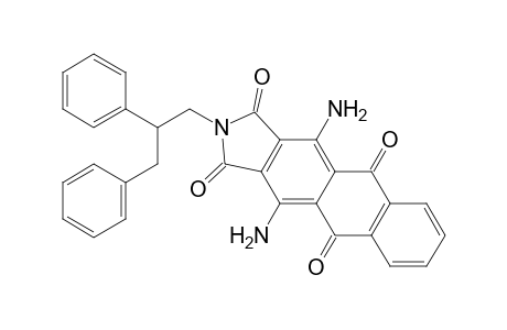 4,11-bis(azanyl)-2-(2,3-diphenylpropyl)naphtho[2,3-f]isoindole-1,3,5,10-tetrone