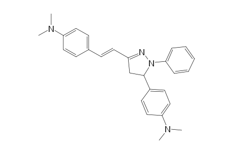 Benzenamine, 4-[2-[5-[4-(dimethylamino)phenyl]-4,5-dihydro-1-phenyl-1H-pyrazol-3-yl]ethenyl]-N,N-dimethyl-