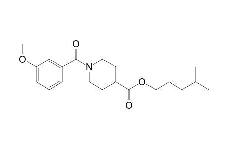 Isonipecotic acid, N-(3-methoxybenzoyl)-, isohexyl ester