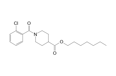 Isonipecotic acid, N-(2-chlorobenzoyl)-, heptyl ester