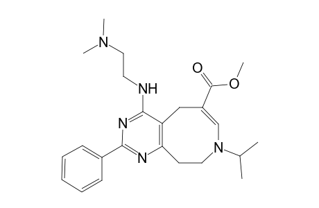 Methyl 4-{[2-(Dimethylamino)ethyl]amino}-8-isopropyl-2-phenyl-5,8,9,10-tetrahydropyrimido[4,5-d]-azocine-6-carboxylate