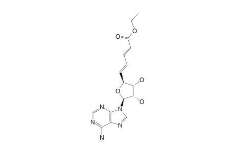 ETHYL-1-(ADENIN-9-YL)-1,5,6,7,8-PENTADEOXY-BETA-D-RIBO-NON-5(E),7(E)-DIENOFURANURONATE