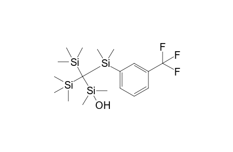 {Di(trimethylsilyl)[dimethyl(m-trifluoromethylphenyl)silyl]methyl}hydroxydimethylsilane