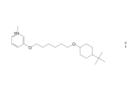 Pyridinium, 3-[[6-[[4-(1,1-dimethylethyl)cyclohexyl]oxy]hexyl]oxy]-1-methyl-, iodide