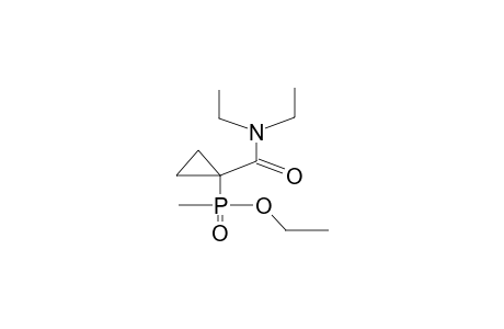 1-METHYL(ETHOXY)PHOSPHINYL-1-CYCLOPROPANCARBOXYLIC ACID, DIETHYLAMIDE