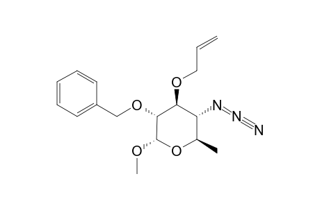 METHYL-3-O-ALLYL-4-AZIDO-2-O-BENZYL-4,6-DIDEOXY-ALPHA-D-GLUCOPYRANOSIDE