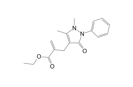 2-(1,5-Dimethyl-3-oxo-2-phenyl-2,3-dihydro-1H-pyrazol-4-ylmethyl)acrylic acid ethyl ester