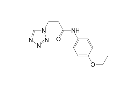 N-(4-ethoxyphenyl)-3-(1,2,3,4-tetrazol-1-yl)propanamide