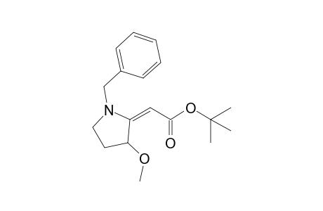 (2E)-2-(1-benzyl-3-methoxy-pyrrolidin-2-ylidene)acetic acid tert-butyl ester