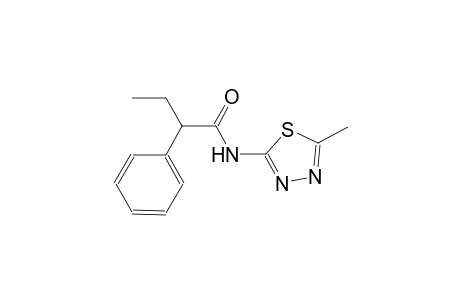 N-(5-methyl-1,3,4-thiadiazol-2-yl)-2-phenylbutanamide