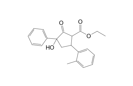 Ethyl 4-(methylphenyl)-2-hydroxy-2-phenyl-1-oxocyclopentane-5-carboxylate