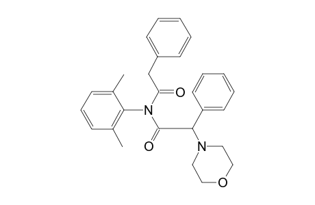 N-(2,6-dimethylphenyl)-2-(4-morpholinyl)-N-(1-oxo-2-phenylethyl)-2-phenylacetamide