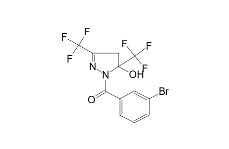 (3-Bromo-phenyl)-(5-hydroxy-3,5-bis-trifluoromethyl-4,5-dihydro-pyrazol-1-yl)-methanone