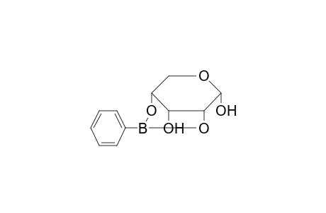 .alpha.-D-ribopyranose, cyclic 2,4-(phenylboronate)