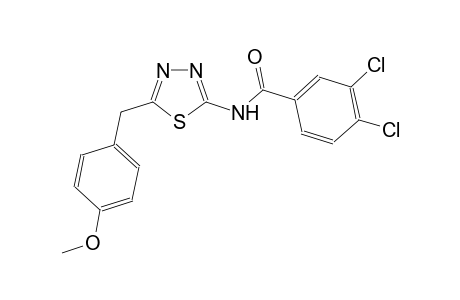 3,4-dichloro-N-[5-(4-methoxybenzyl)-1,3,4-thiadiazol-2-yl]benzamide