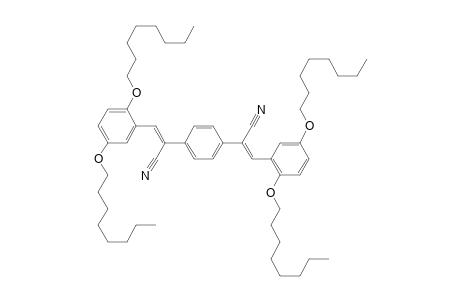 (Z)-2-[4-[(Z)-1-cyano-2-(2,5-dioctoxyphenyl)vinyl]phenyl]-3-(2,5-dioctoxyphenyl)acrylonitrile