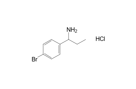 p-bromo-α-ethylbenzylamine, hydrochloride