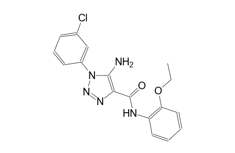 1H-1,2,3-triazole-4-carboxamide, 5-amino-1-(3-chlorophenyl)-N-(2-ethoxyphenyl)-