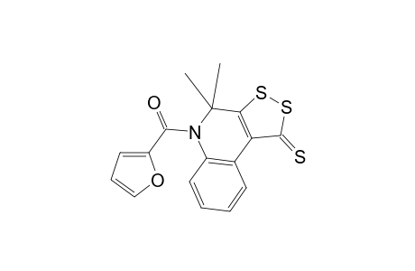 5-(2-Furoyl)-4,4-dimethyl-4,5-dihydro-1H-[1,2]dithiolo[3,4-c]quinoline-1-thione