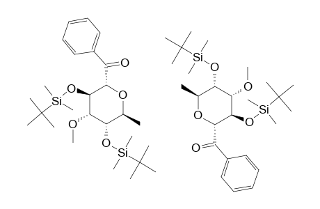 2,6-ANHYDRO-1-PHENYL-1-KETO-3,5-BIS-O-TERT.-BUTYLDIMETHYLSILYL-4-O-METHYL-7-DEOXY-ALPHA-D-ALTRO-HEPTITOL
