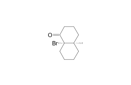1(2H)-Naphthalenone, 8a-bromooctahydro-4a-methyl-, cis-