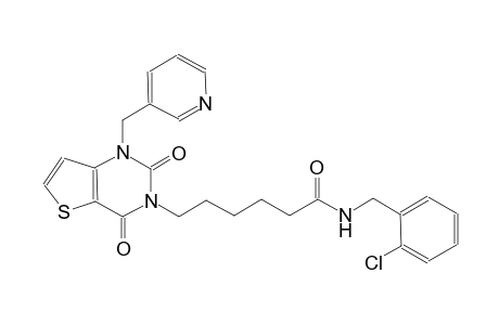 N-(2-chlorobenzyl)-6-(2,4-dioxo-1-(3-pyridinylmethyl)-1,4-dihydrothieno[3,2-d]pyrimidin-3(2H)-yl)hexanamide