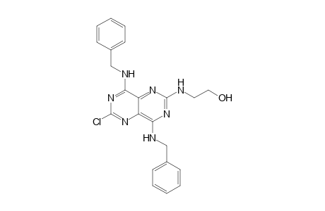 2-[[2-chloranyl-4,8-bis[(phenylmethyl)amino]pyrimido[5,4-d]pyrimidin-6-yl]amino]ethanol