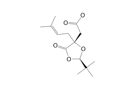 (2R,4R)-[2-TERT.-BUTYL-4-(3-METHYLBUT-2-ENYL)-5-OXO-1,3-DIOXOLAN-4-YL]-ACETIC-ACID