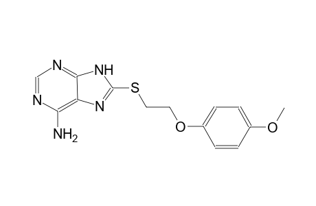 8-([2-(4-Methoxyphenoxy)ethyl]sulfanyl)-9H-purin-6-amine