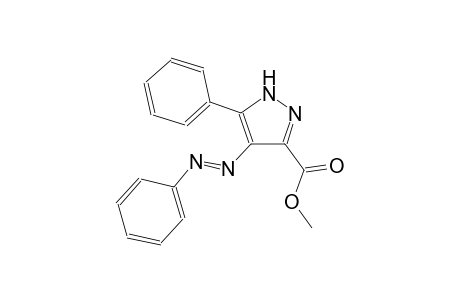 1H-pyrazole-3-carboxylic acid, 5-phenyl-4-[(E)-phenylazo]-, methyl ester