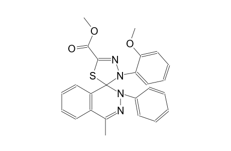 methyl 3'-(2-methoxyphenyl)-4-methyl-2-phenyl-2H,3'H-spiro[phthalazine-1,2'-[1,3,4]thiadiazole]-5'-carboxylate