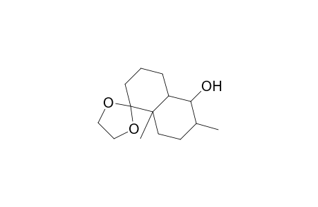 Spiro[1,3-dioxolane-2,1'(2'H)-naphthalen]-5'-ol, octahydro-6',8'a-dimethyl-