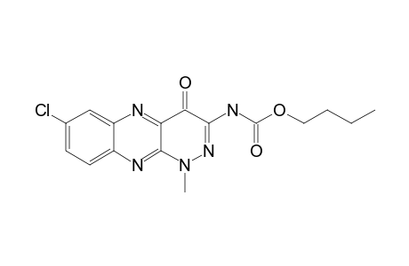 BUTYL-N-(7-CHLORO-1,4-DIHYDRO-1-METHYL-4-OXOPYRIDAZINO-[3,4-B]-QUINOXALIN-3-YL)-CARBAMATE
