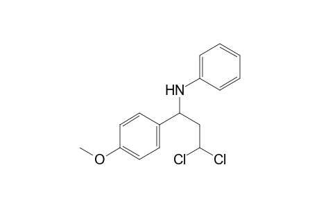 N-(3,3-dichloro-1-(4-methoxyphenyl)propyl)aniline