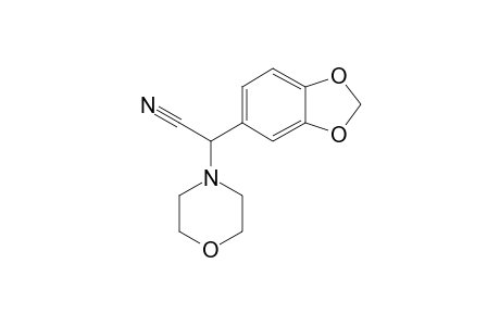 2-(3,4-Dioxymethylenphenyl)-2-(morpholin-1-yl)acetonitril