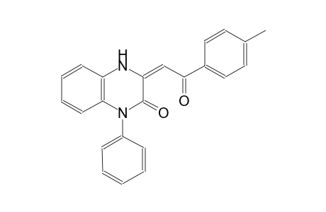 2(1H)-quinoxalinone, 3,4-dihydro-3-[2-(4-methylphenyl)-2-oxoethylidene]-1-phenyl-, (3E)-
