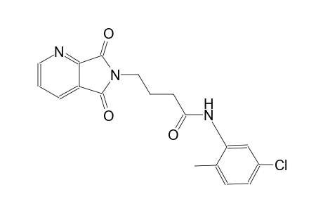 5H-pyrrolo[3,4-b]pyridine-6-butanamide, N-(5-chloro-2-methylphenyl)-6,7-dihydro-5,7-dioxo-