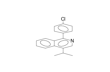 1-(4-CHLOROPHENYL)-4-ISOPROPYLISOQUINOLINE