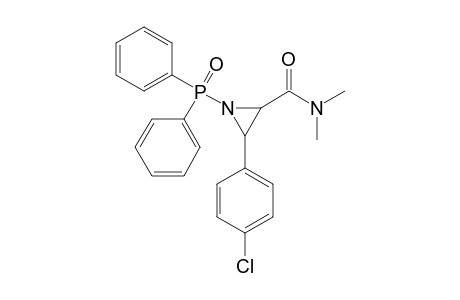 N-Diphenylphosphinoyl-2-(N,N-dimethylaminocarbonyl)-3-(p-chlorophenyl)aziridine