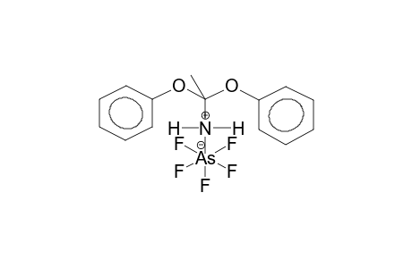 1,1-DIPHENOXYETHYLAMINE-PENTAFLUOROARSENIC COMPLEX