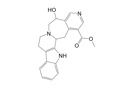 6H-Pyrido[4'',3'':4',5']azepino[1',2':1,2]pyrido[3,4-b]indole-1-carboxylic acid, 5,8,9,14,14a,15-hexahydro-5-hydroxy-, methyl ester