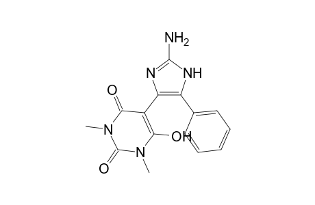 5-[2-Amino-5-phenyl-1H-imidazol-4-yl)-6-hydroxy-1,3-dimethylpyrimidine-2,4(1H,3H)-dione