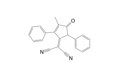 Propanedinitrile, (3-methyl-4-oxo-2,5-diphenyl-2-cyclopenten-1-ylidene)-