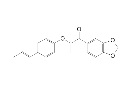 ERYTHRO-1-(3,4-METHYLENEDIOXYPHENYL)-2-[4-[(E)-1-PROPENYL]-PHENOXY]-PROPAN-1-OL