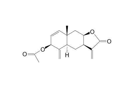 EUDESMA-1,4(15),11(13)-TRIEN-12,8-B-OLIDE,3-B-ACETOXY